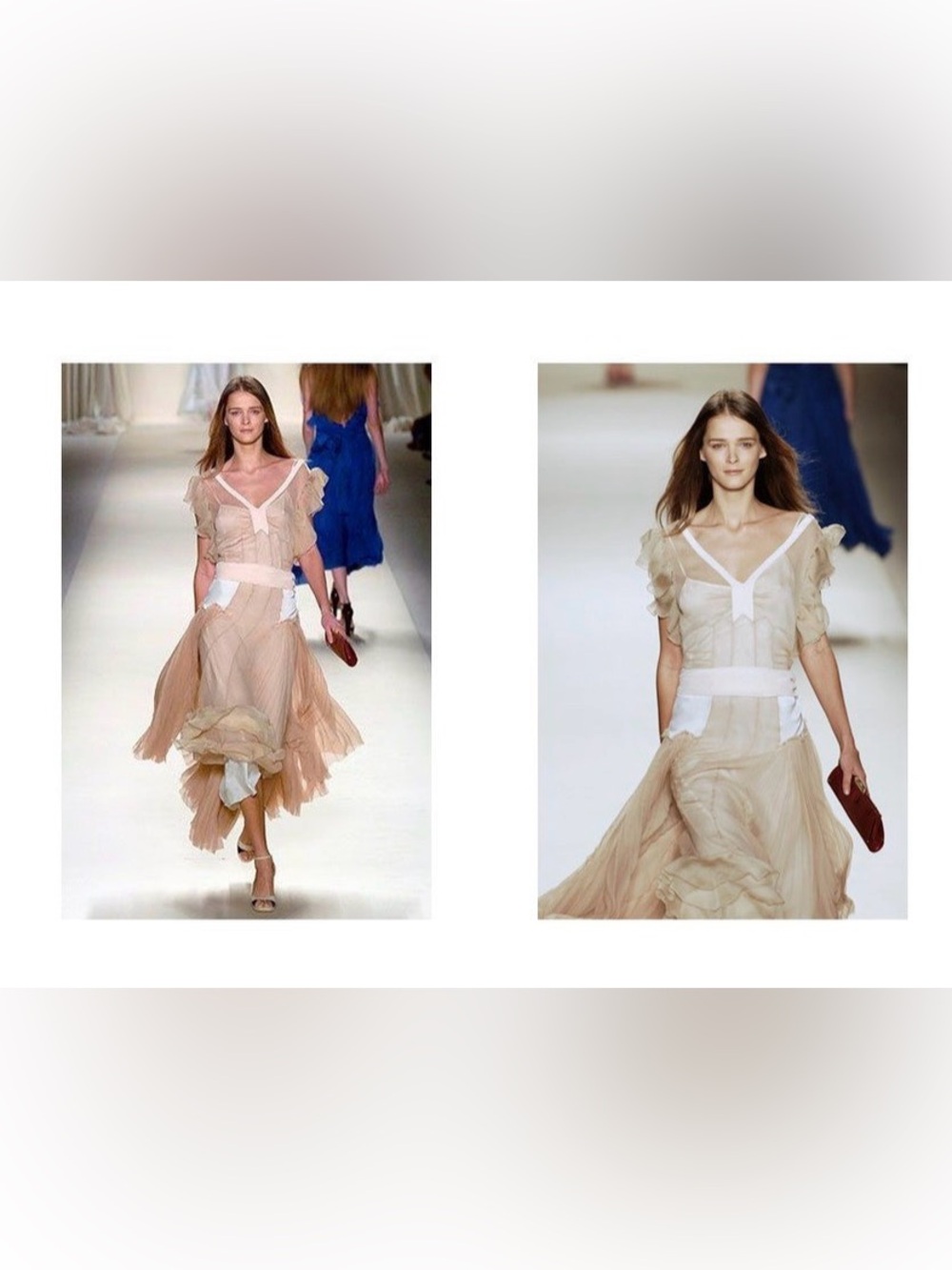 Chloe Cream and White Pleated Sundress for Wedding Guests